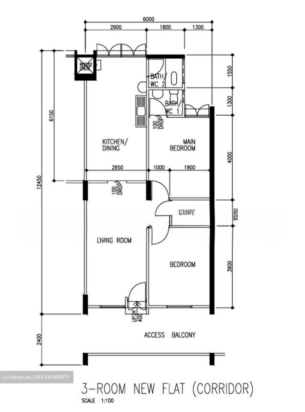 Blk 540 Bedok North Green (Bedok), HDB 3 Rooms #604577101